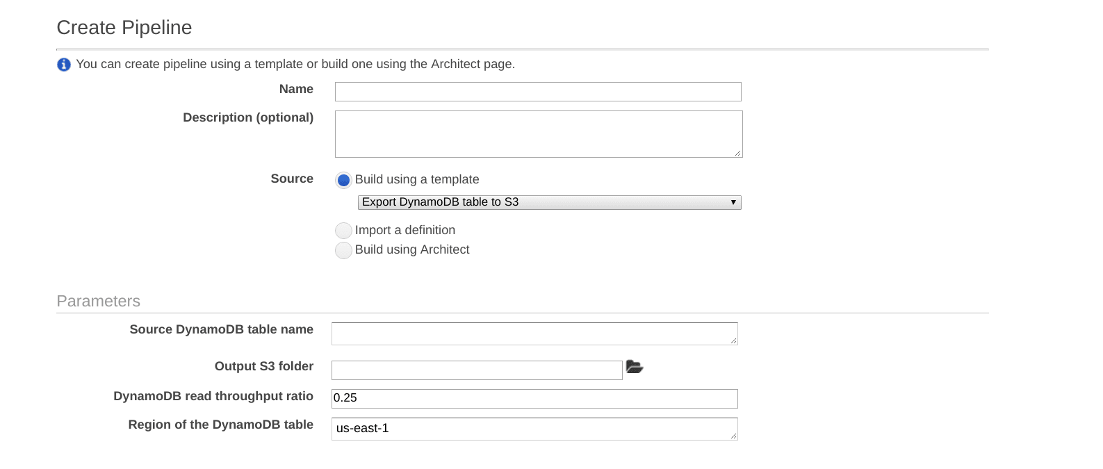 DynamoDB to Redshift